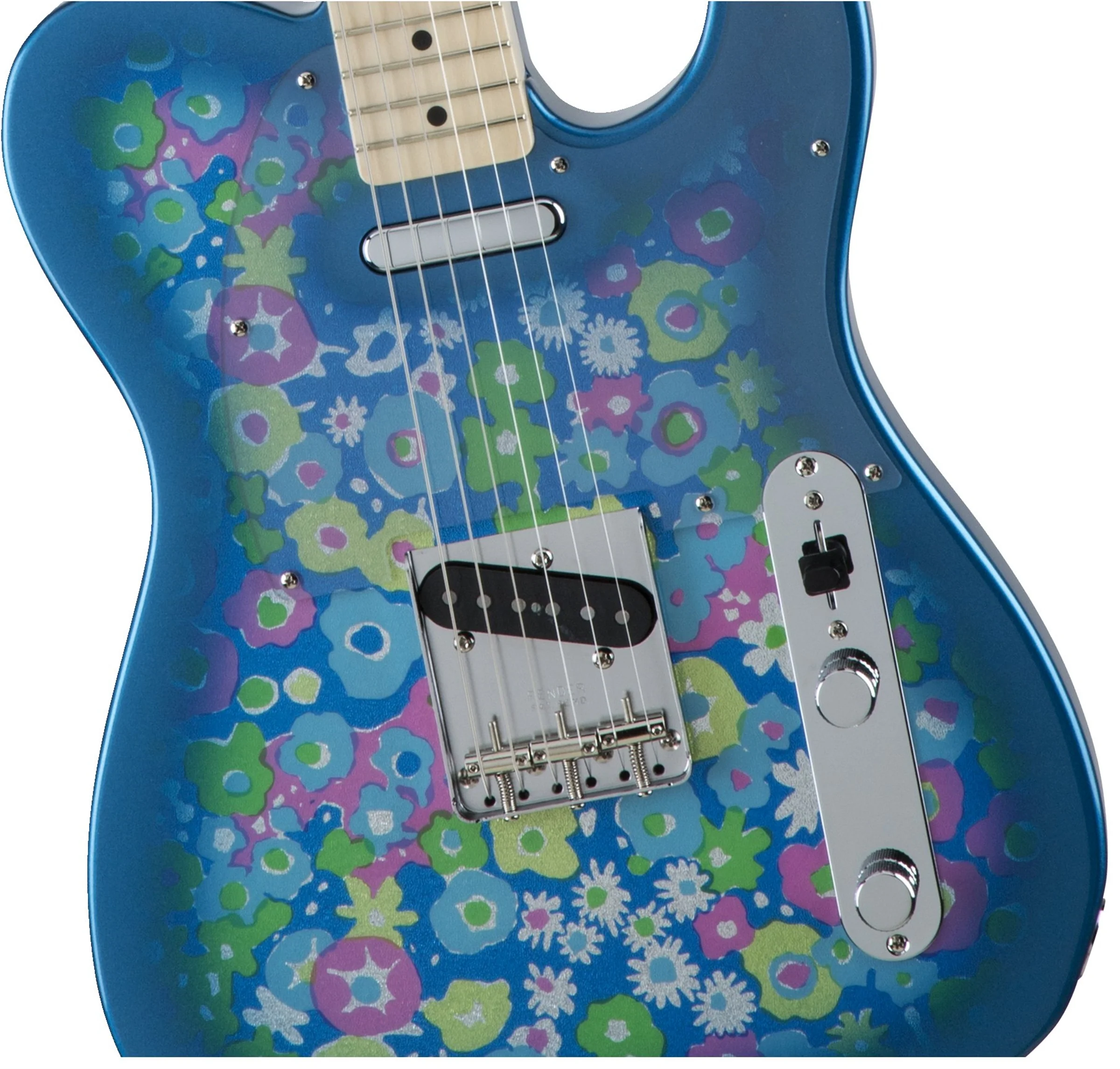 Fender Classic 69 Blue Flower Telecaster - Image 7