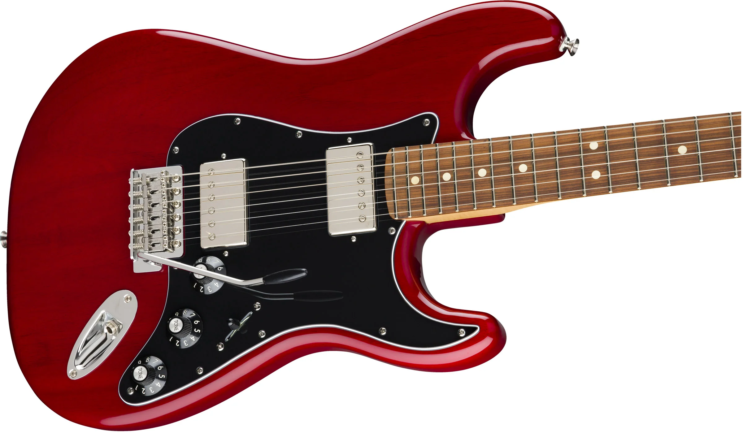 Fender Limited Edition Mahogany Blacktop Stratocaster - Image 4