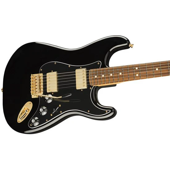 Fender Limited Edition Mahogany Blacktop Stratocaster - Image 4