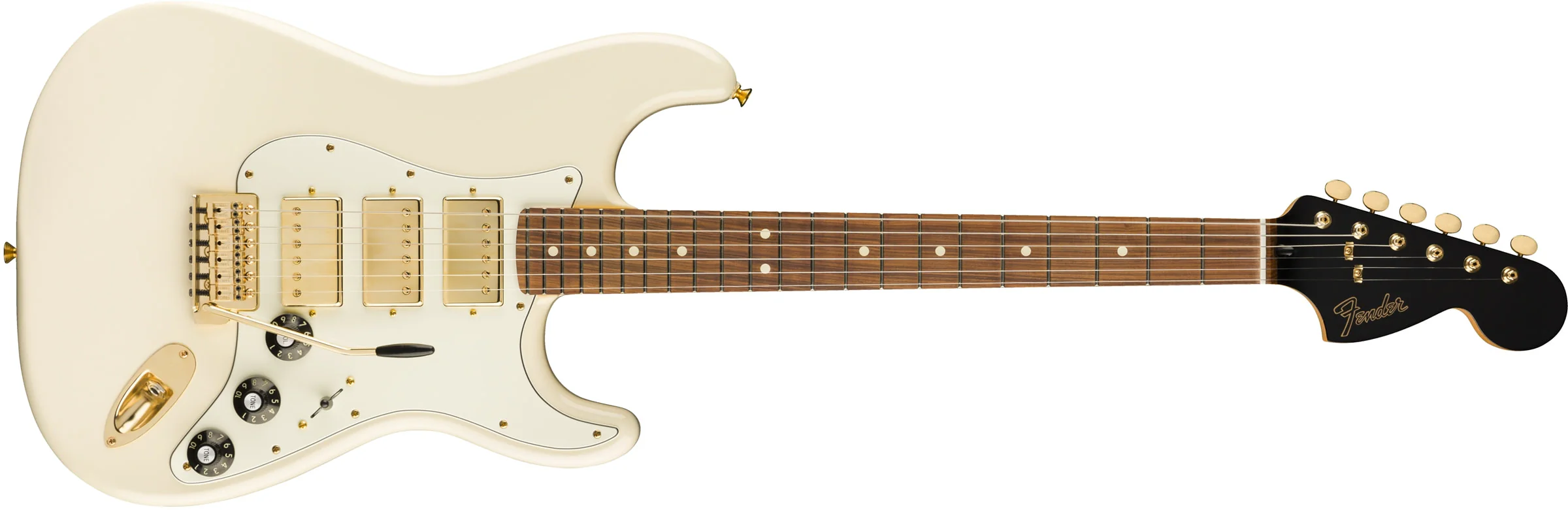 Fender Limited Edition Mahogany Blacktop Stratocaster HHH - Image 3