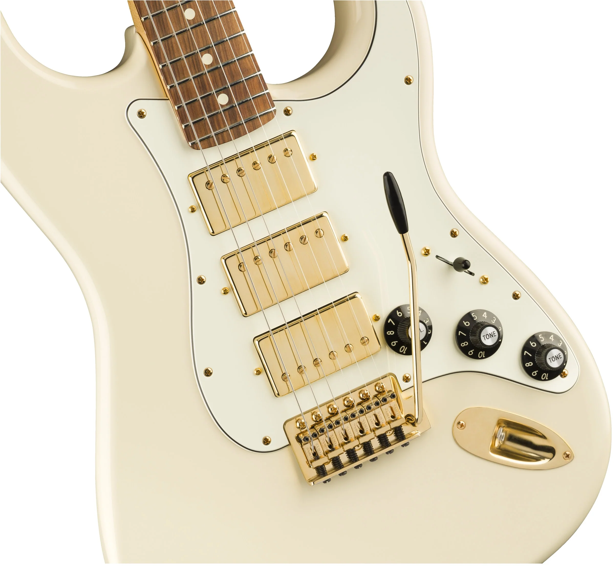 Fender Limited Edition Mahogany Blacktop Stratocaster HHH - Image 7