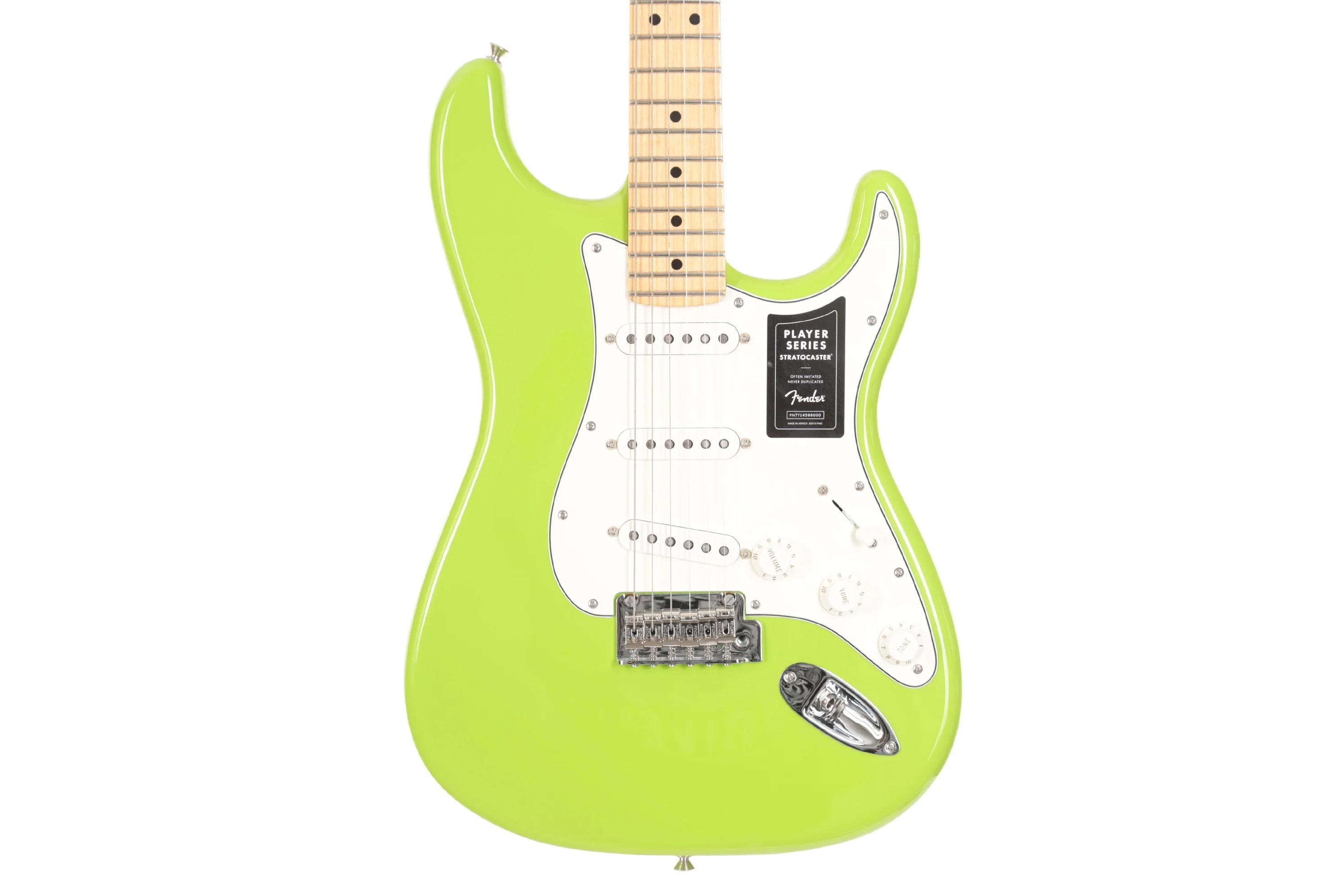 Fender Limited Edition Player Stratocaster Electron Green - Image 3