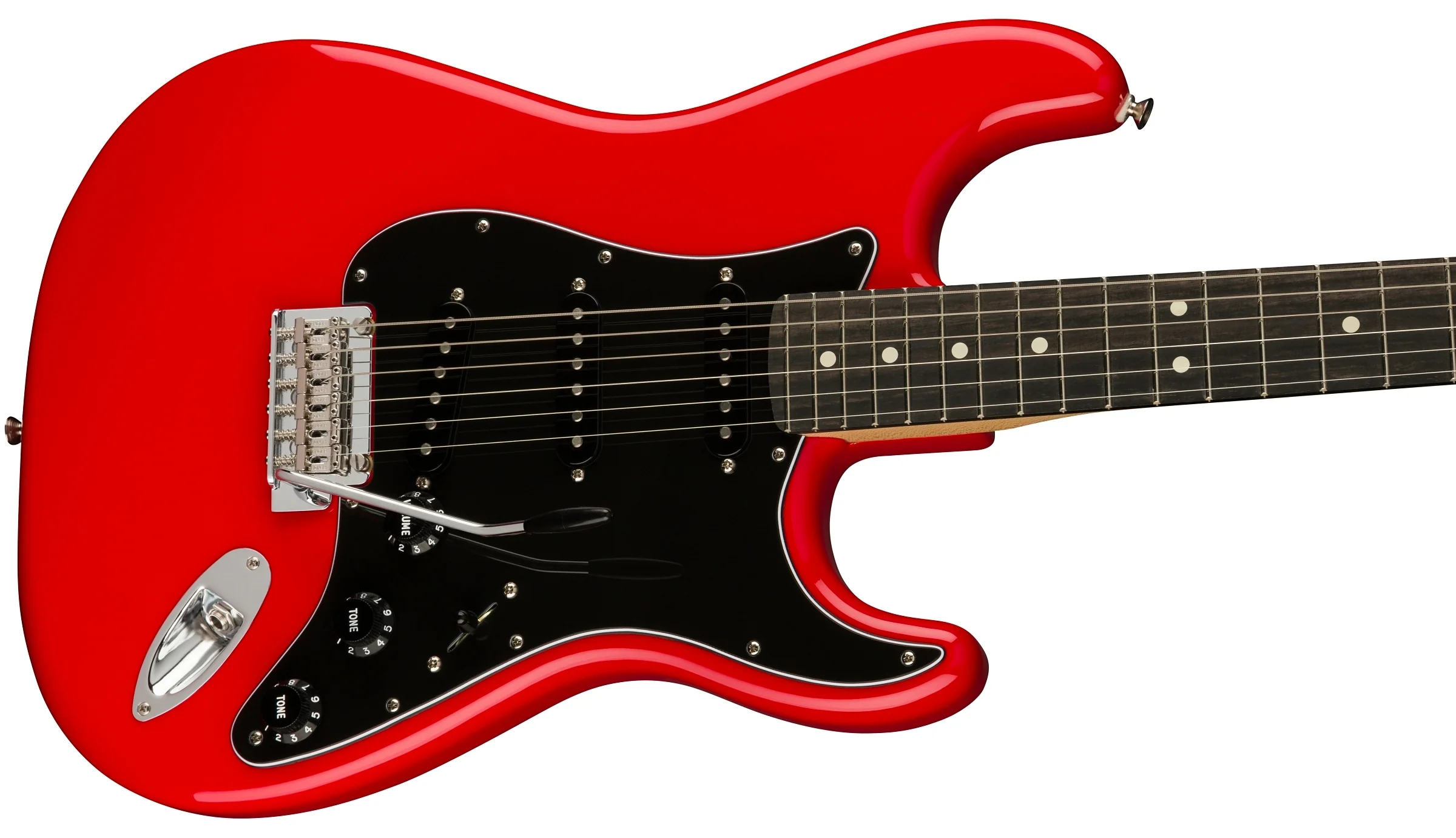 Fender Limited Edition Player Stratocaster Neon Red - Image 2