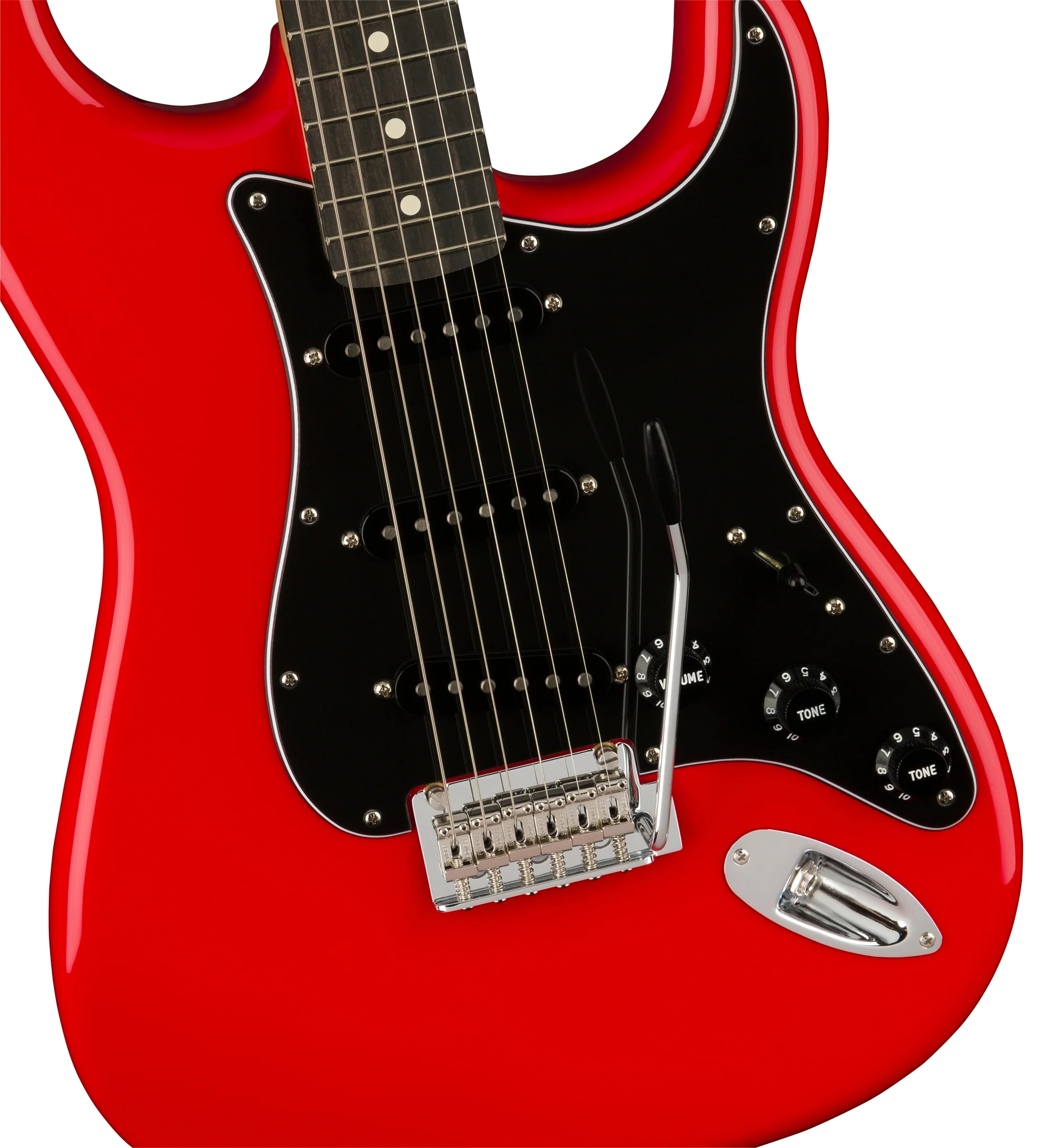 Fender Limited Edition Player Stratocaster Neon Red - Image 3