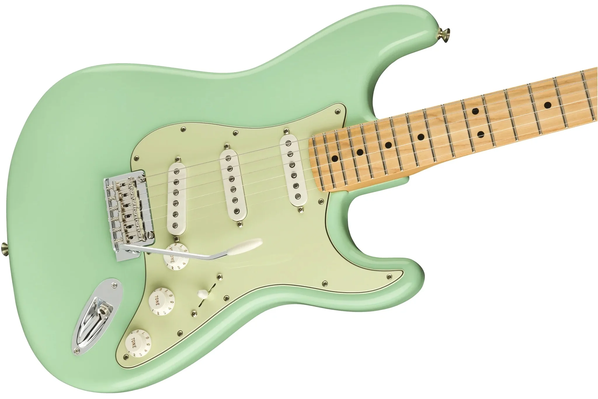 Fender Limited Edition Player Stratocaster Surf Green (Mint Pickguard) - Image 3