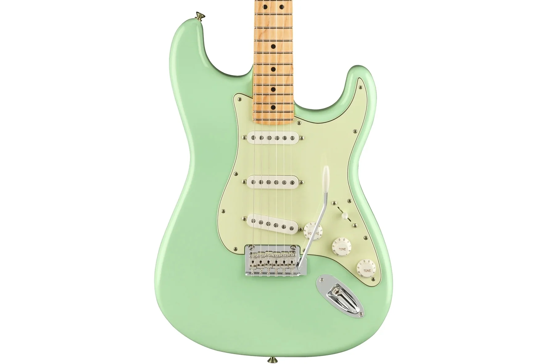 Fender Limited Edition Player Stratocaster Surf Green (Mint Pickguard) - Image 4