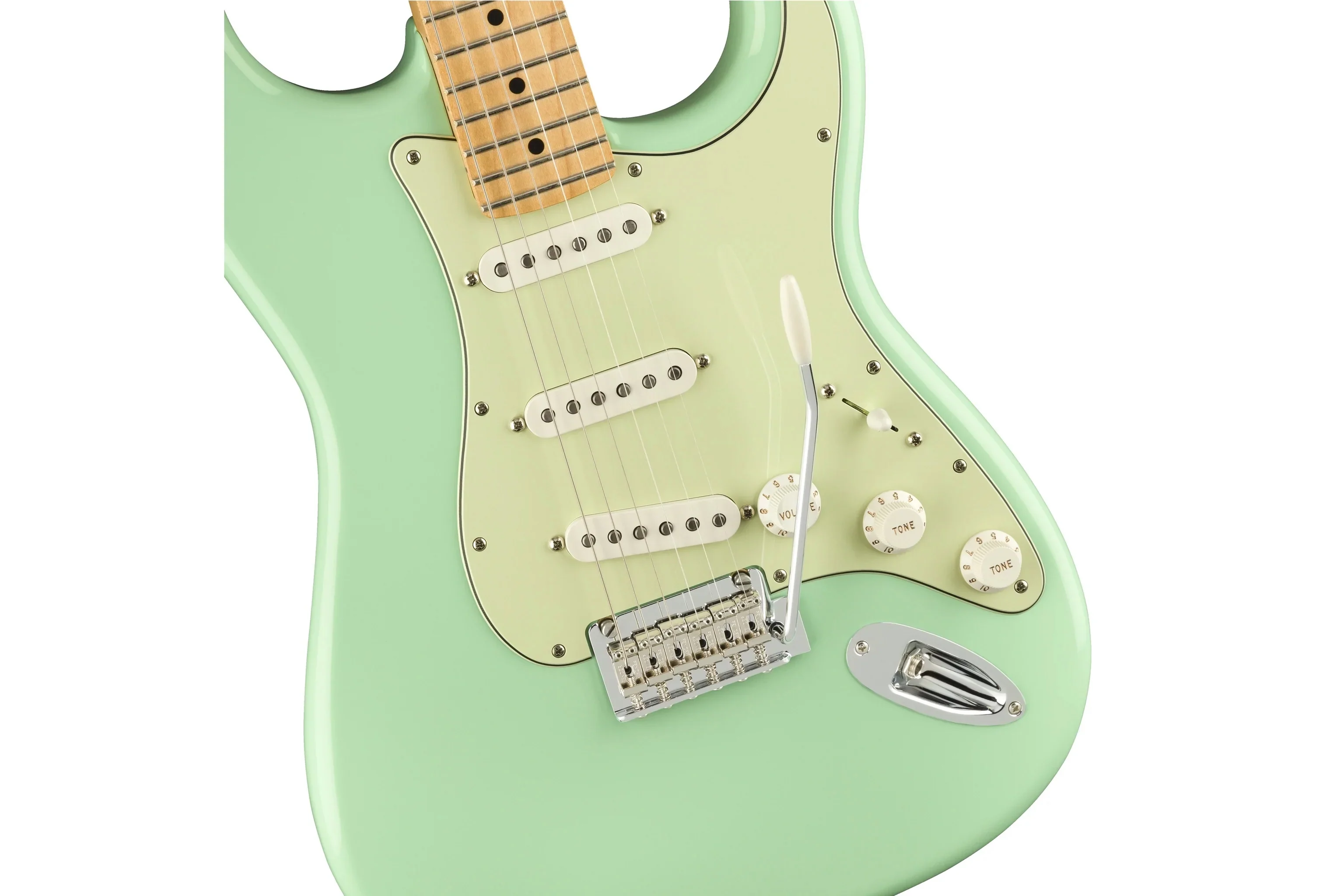 Fender Limited Edition Player Stratocaster Surf Green (Mint Pickguard) - Image 5