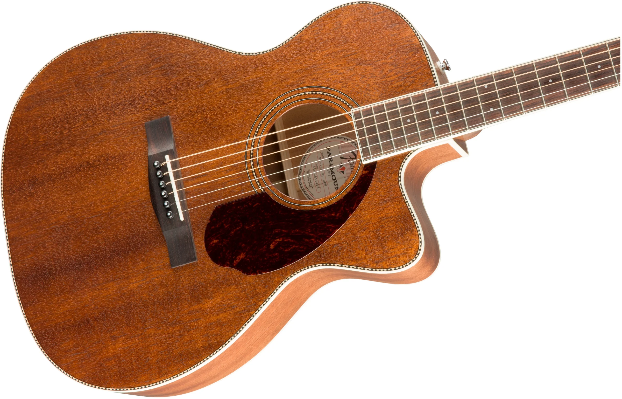 Fender Paramount PM-3 Triple-O NE, All-Mahogany - Image 3