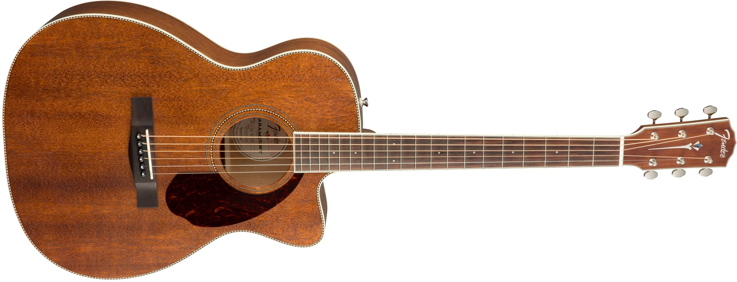Fender Paramount PM-3 Triple-O NE, All-Mahogany - Image 4