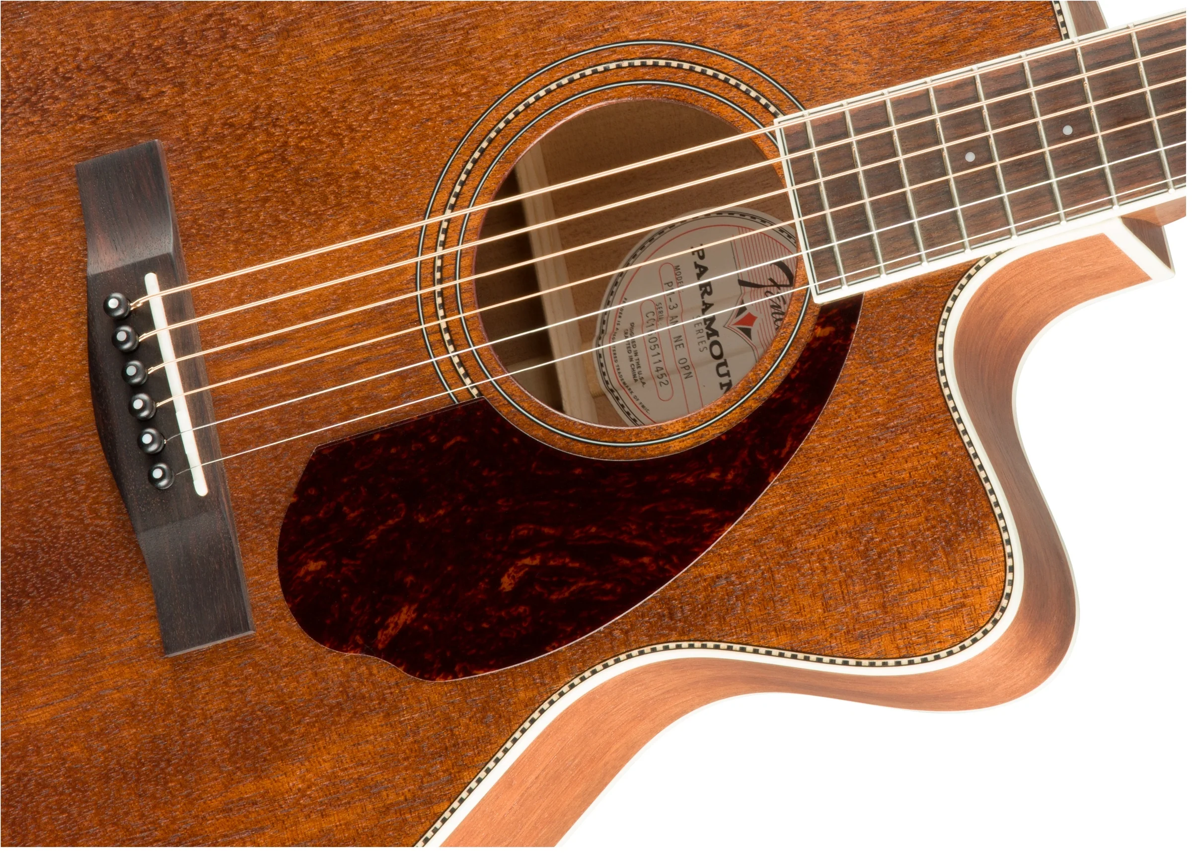 Fender Paramount PM-3 Triple-O NE, All-Mahogany - Image 5