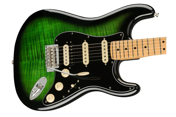 Fender Player Stratocaster HSS Plus Top Green Burst - Image 3
