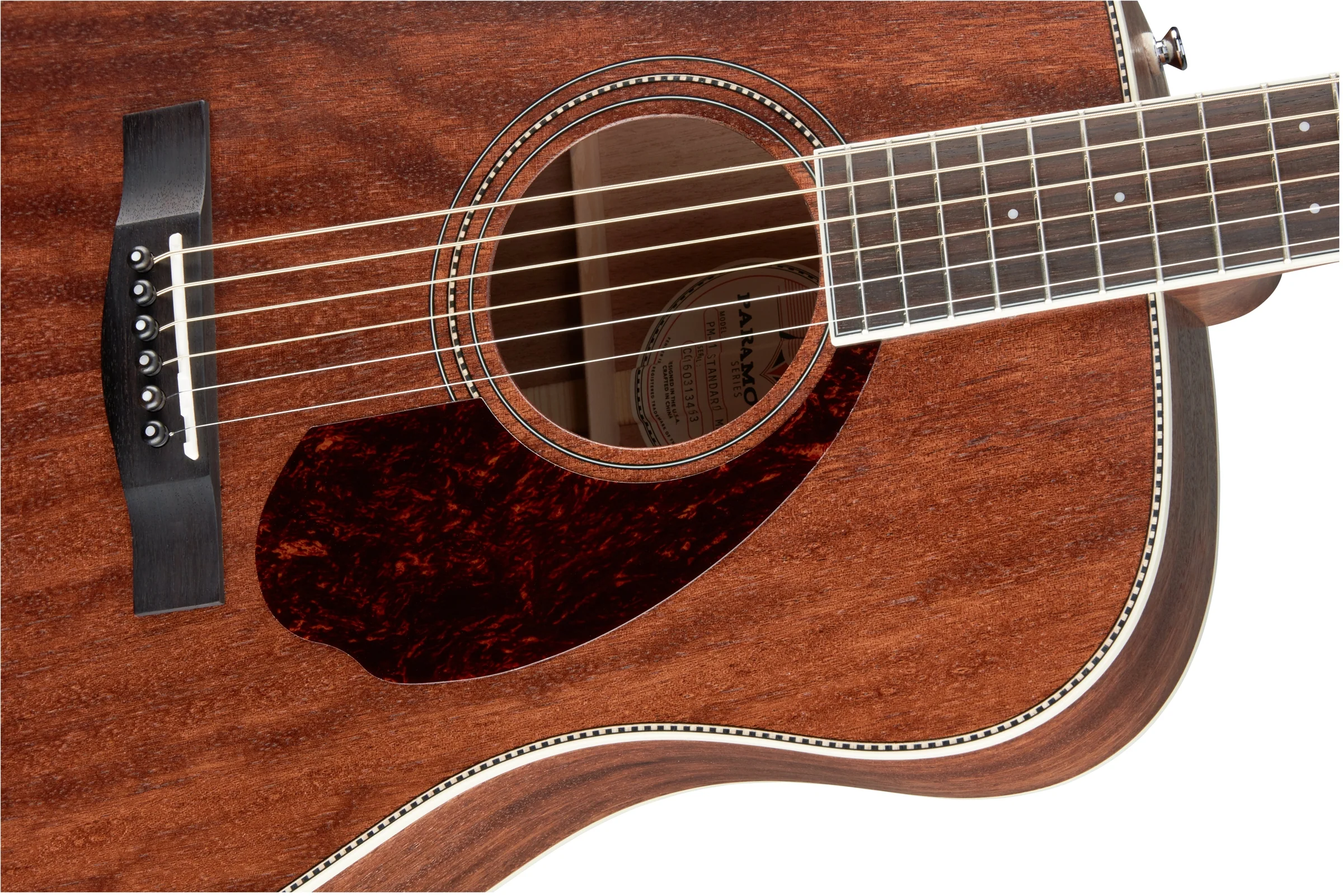 Fender PM-1 Standard Dreadnought All-Mahogany - Image 6