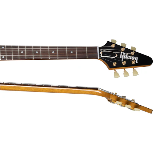 Gibson 1958 Korina Flying V Reissue (Black Pickguard) - Natural - Image 4