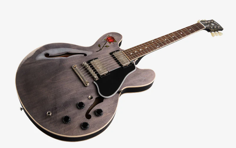 Gibson 1959 ES-335 Rose Tattoo - Image 4
