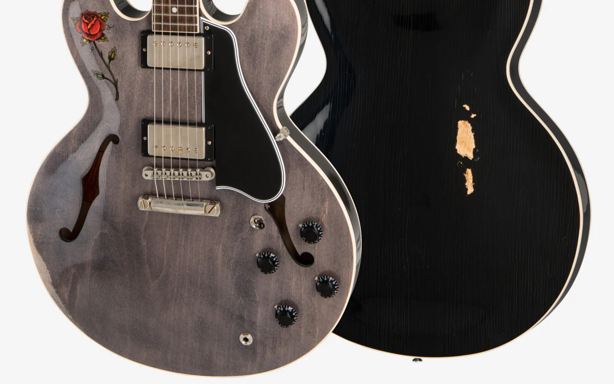Gibson 1959 ES-335 Rose Tattoo - Image 5