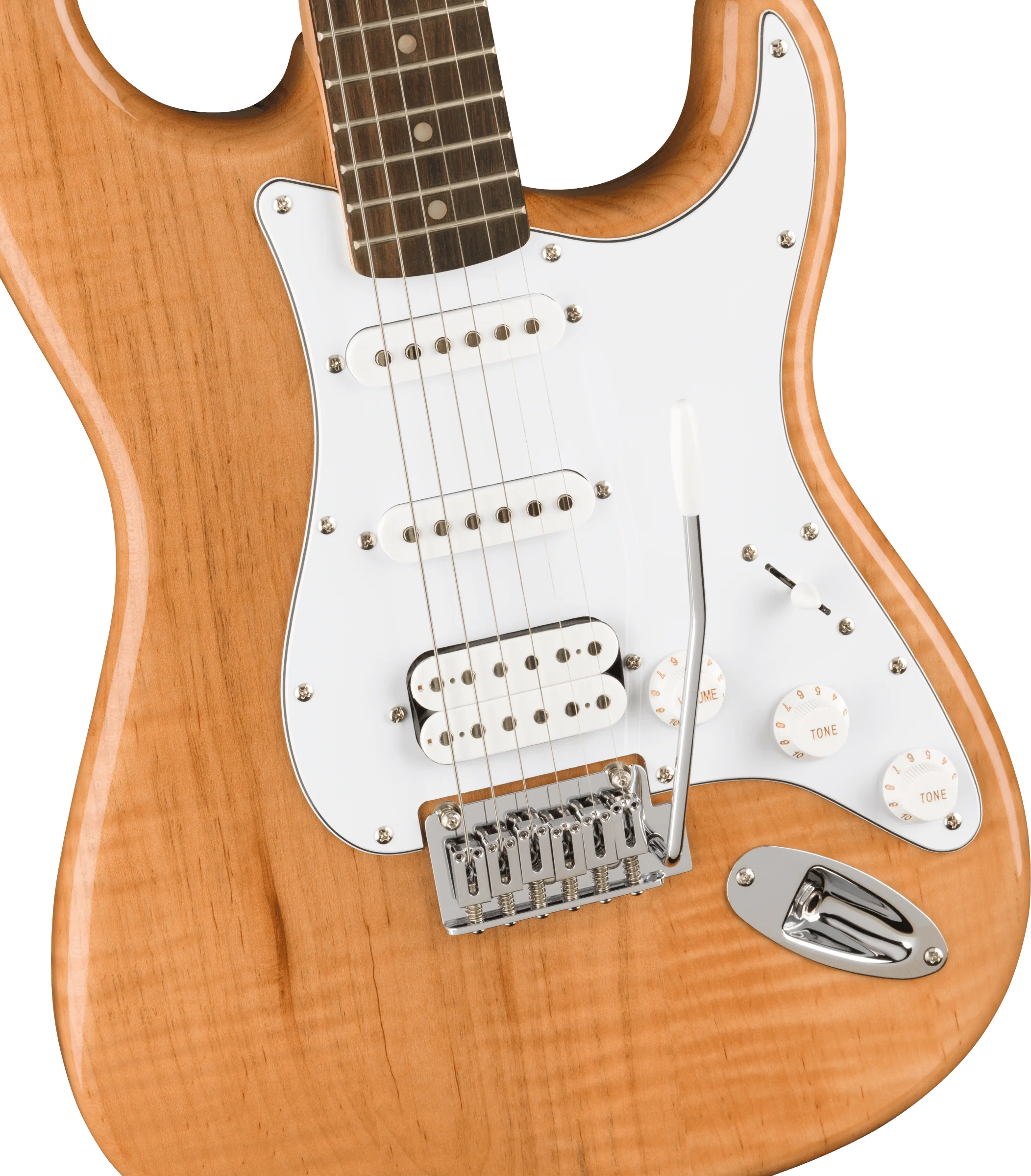 Squier FSR Affinity Series Stratocaster HSS Natural - Image 4