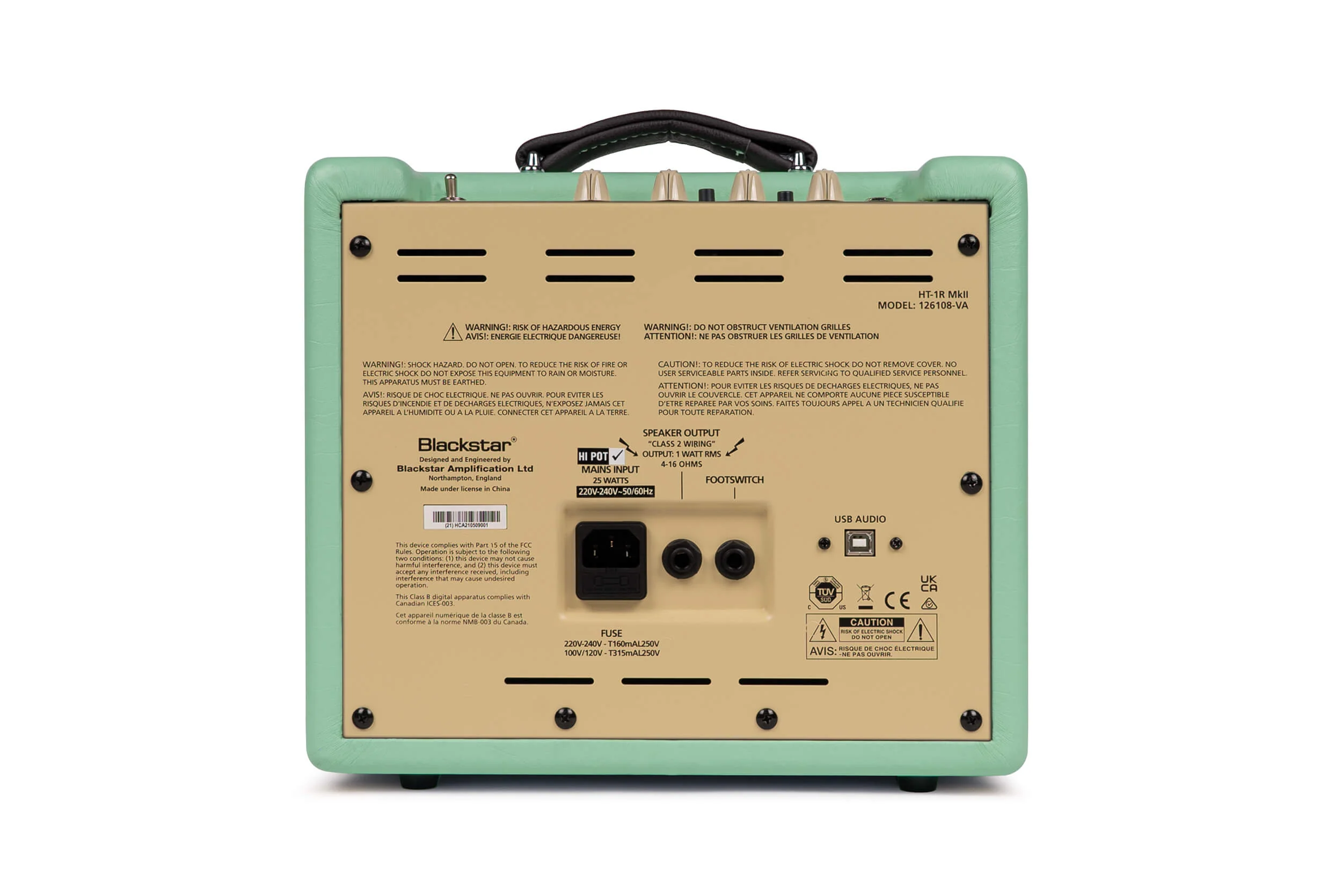 Blackstar HT-1R MkII Surf Green - Image 4