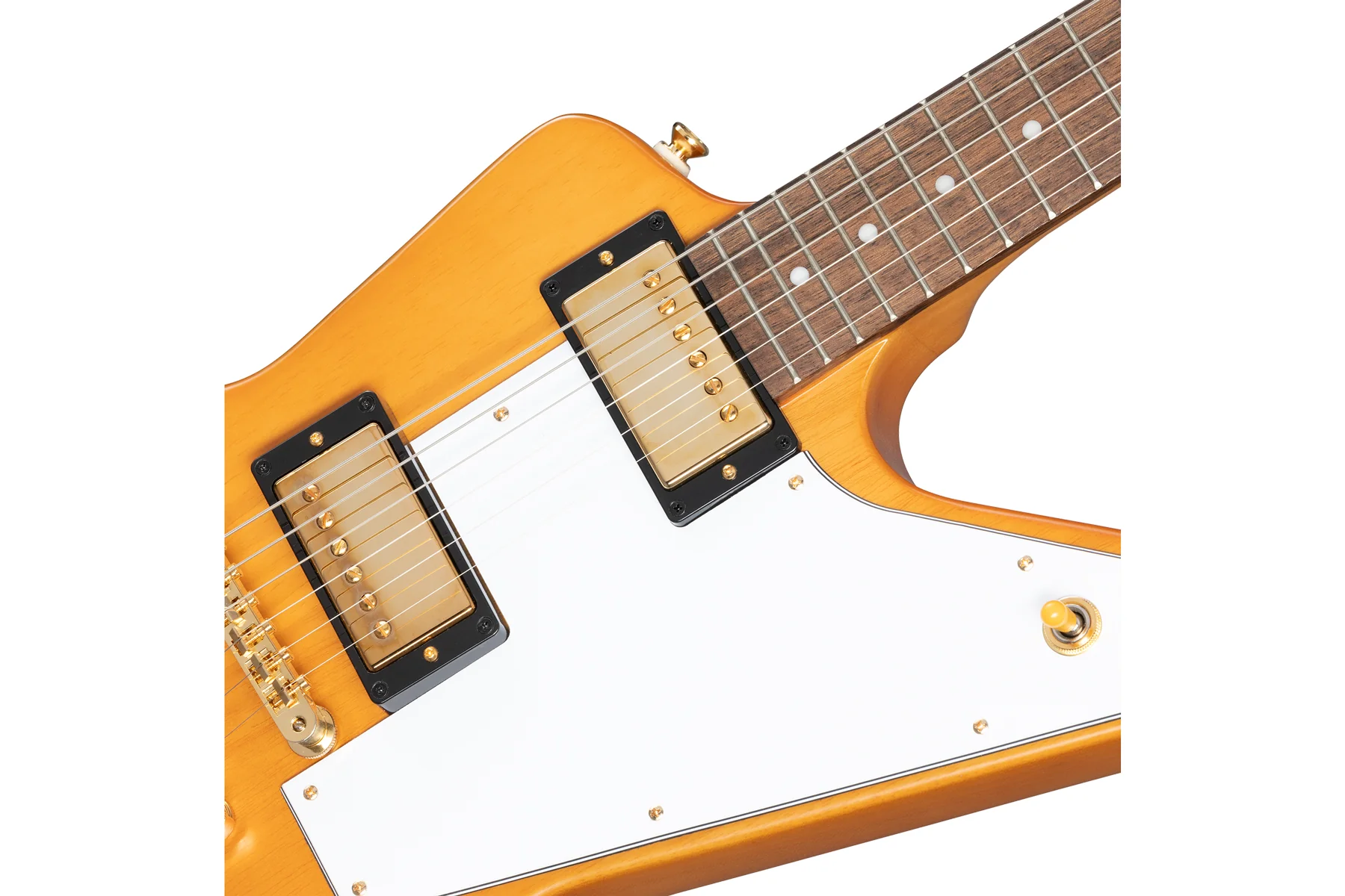 Epiphone 1958 Korina Explorer (White Pickguard) - Image 5