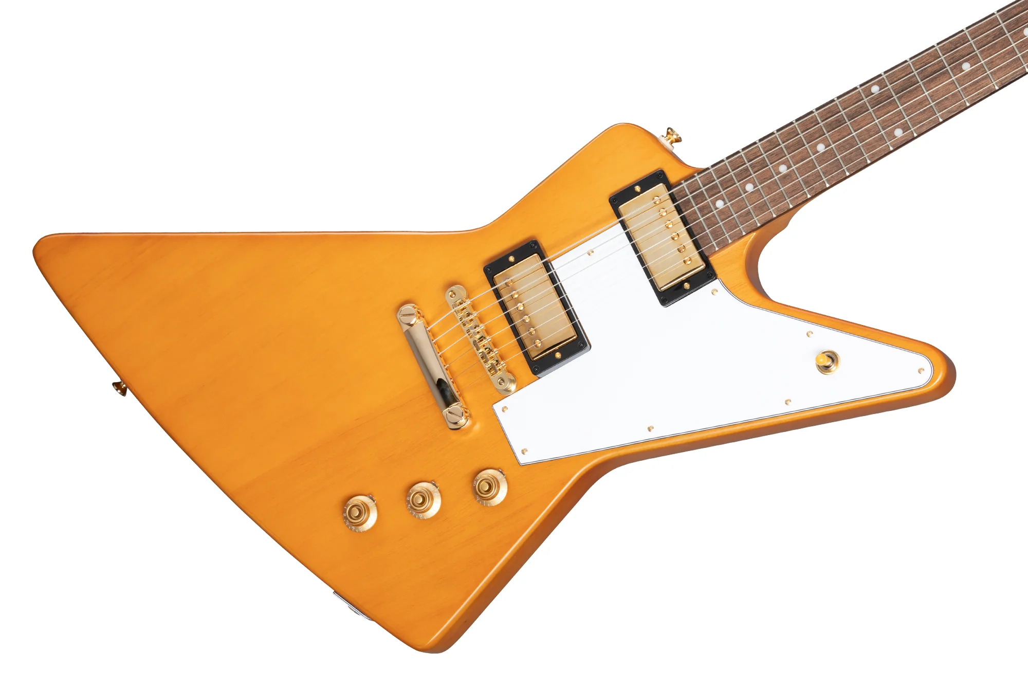 Epiphone 1958 Korina Explorer (White Pickguard) - Image 6