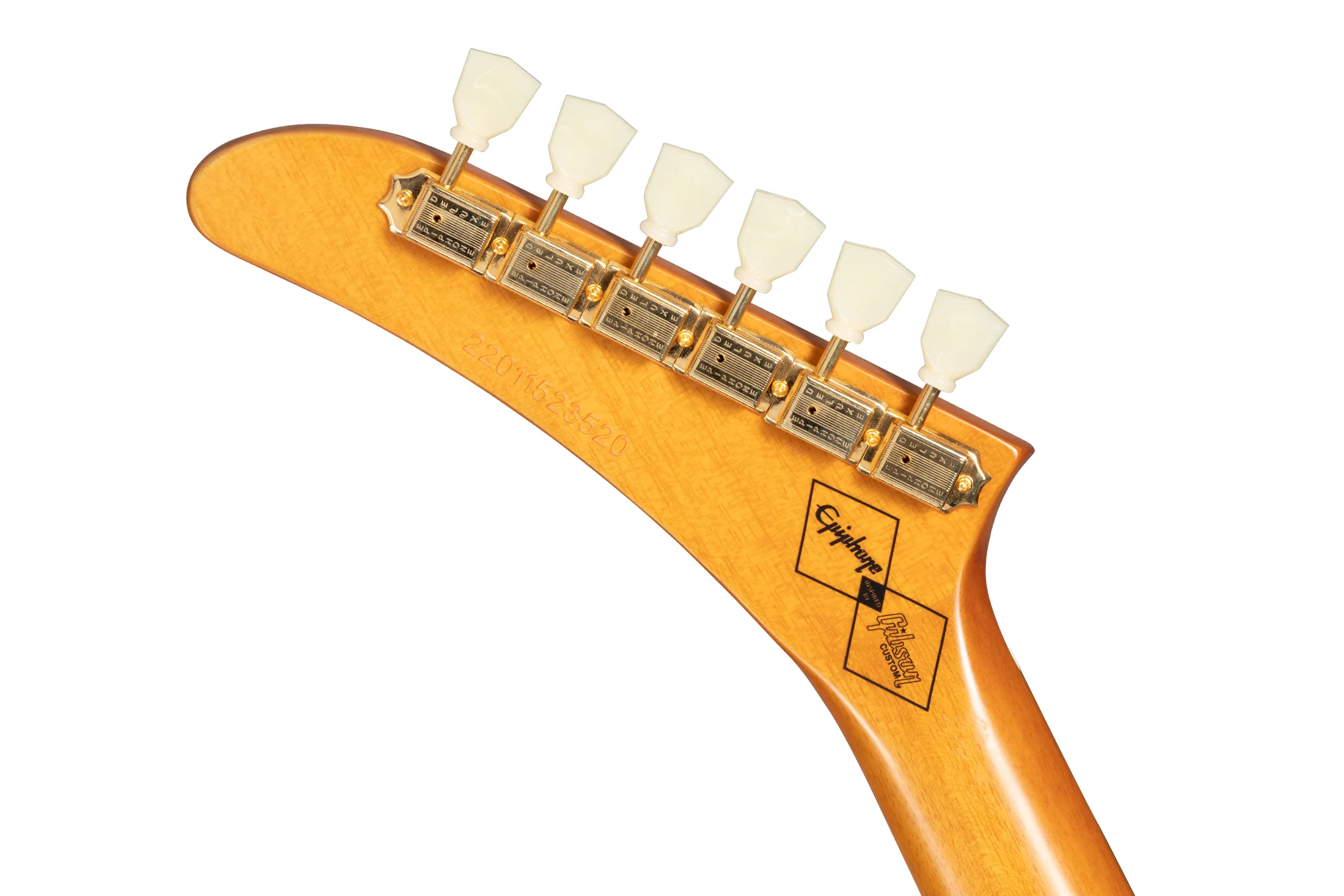 Epiphone 1958 Korina Explorer (White Pickguard) - Image 8