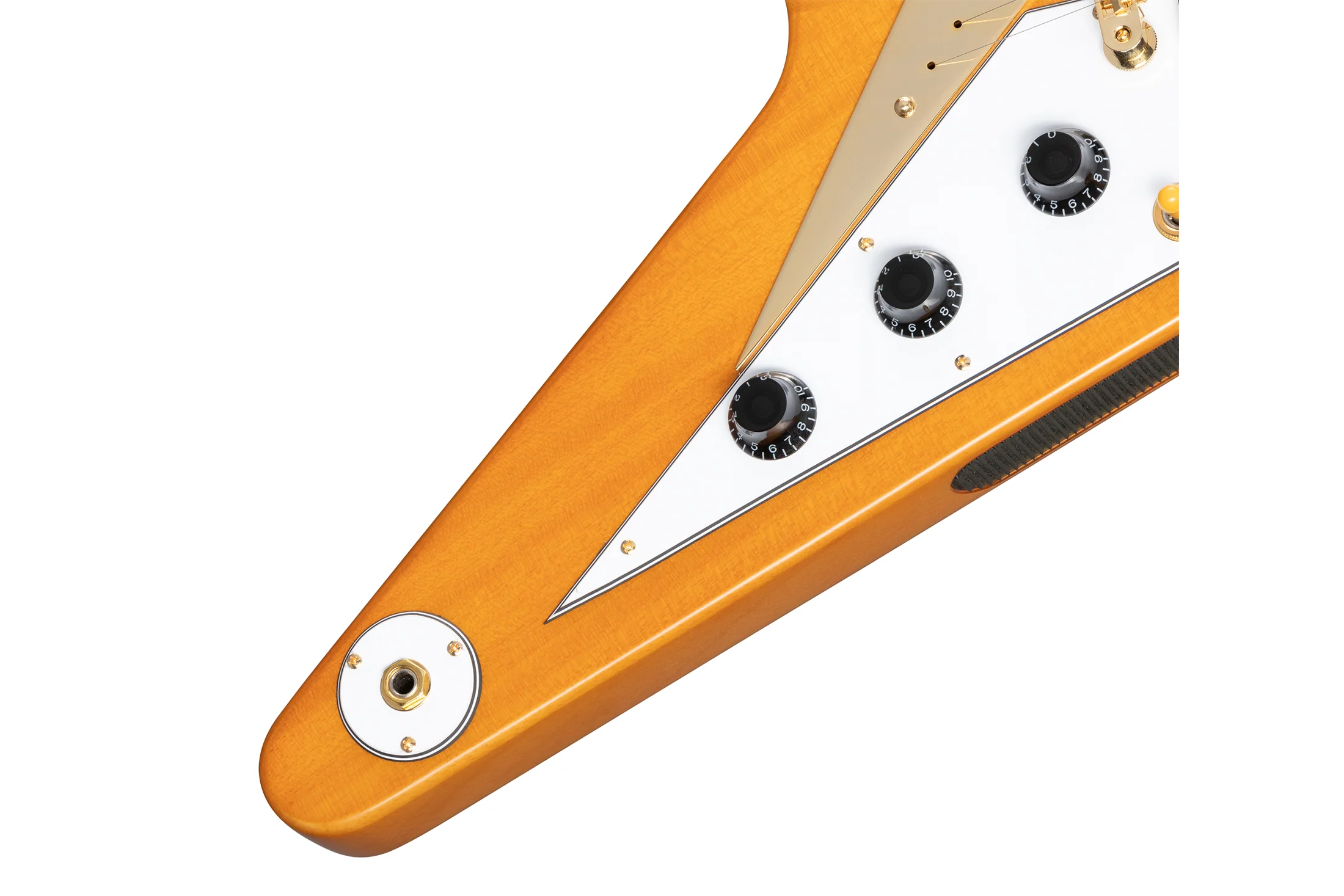 Epiphone 1958 Korina Flying V (White Pickguard) - Image 5
