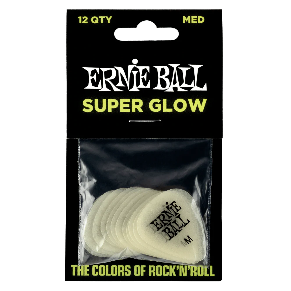 Ernie Ball Super Glow Cellulose Picks (12 āļāļąāļ§) - Image 5