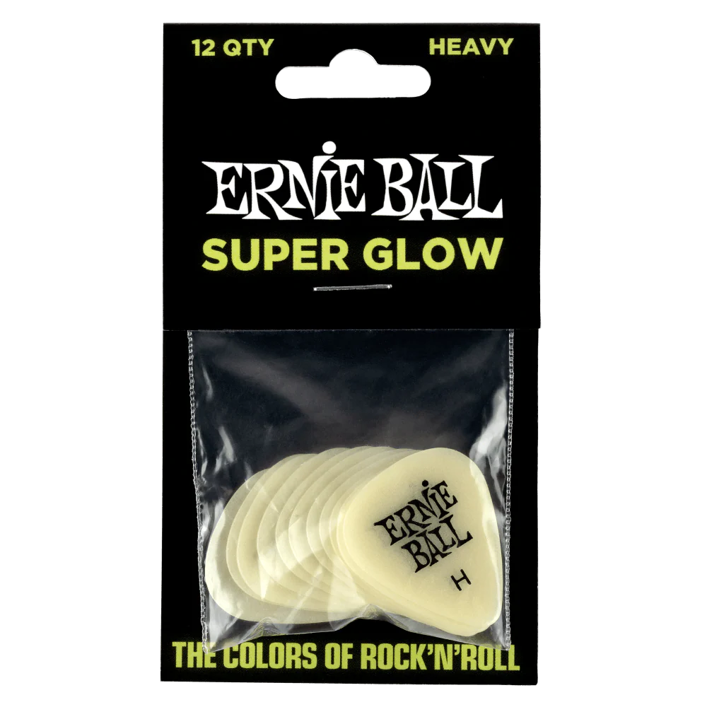 Ernie Ball Super Glow Cellulose Picks (12 āļāļąāļ§) - Image 8