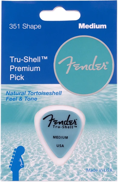 Fender® Tru-Shell Picks - 351 Shape - Medium - Image 4
