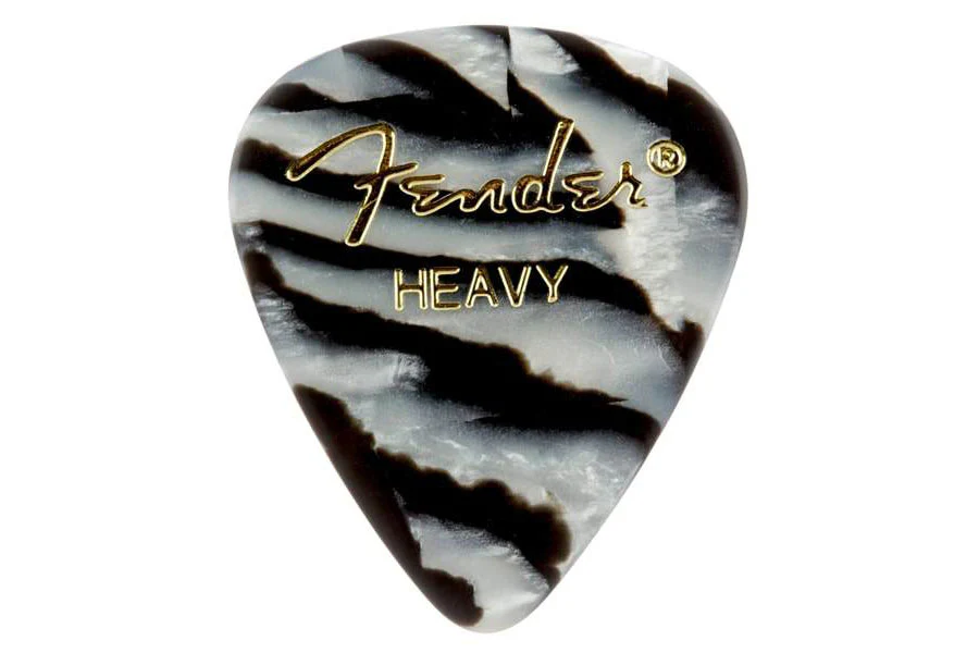 Fender 351 Shape Zebra Picks (12 Per Pack) - Image 3