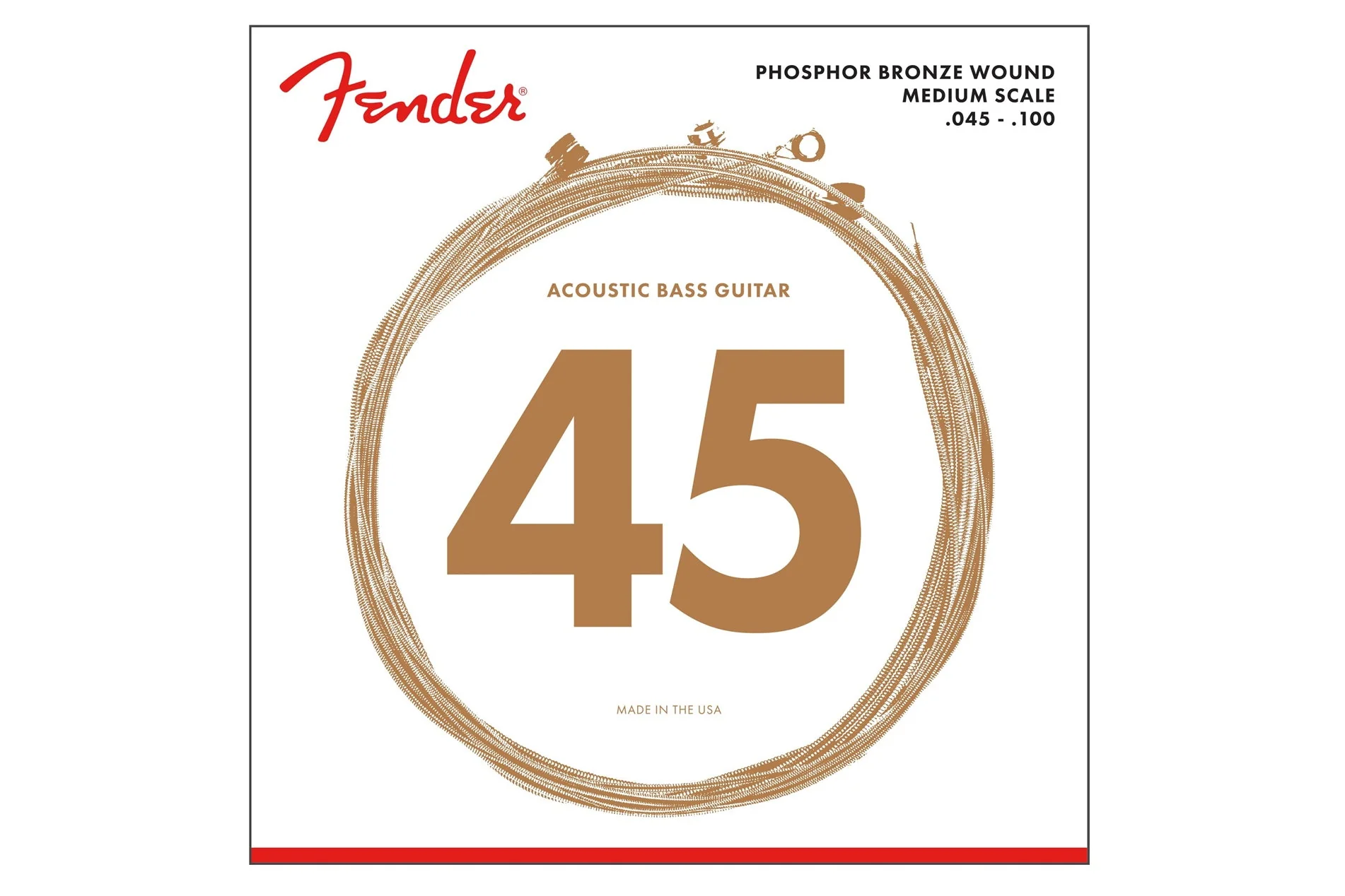 Fender 7060 Phosphor Bronze Acoustic Bass Strings