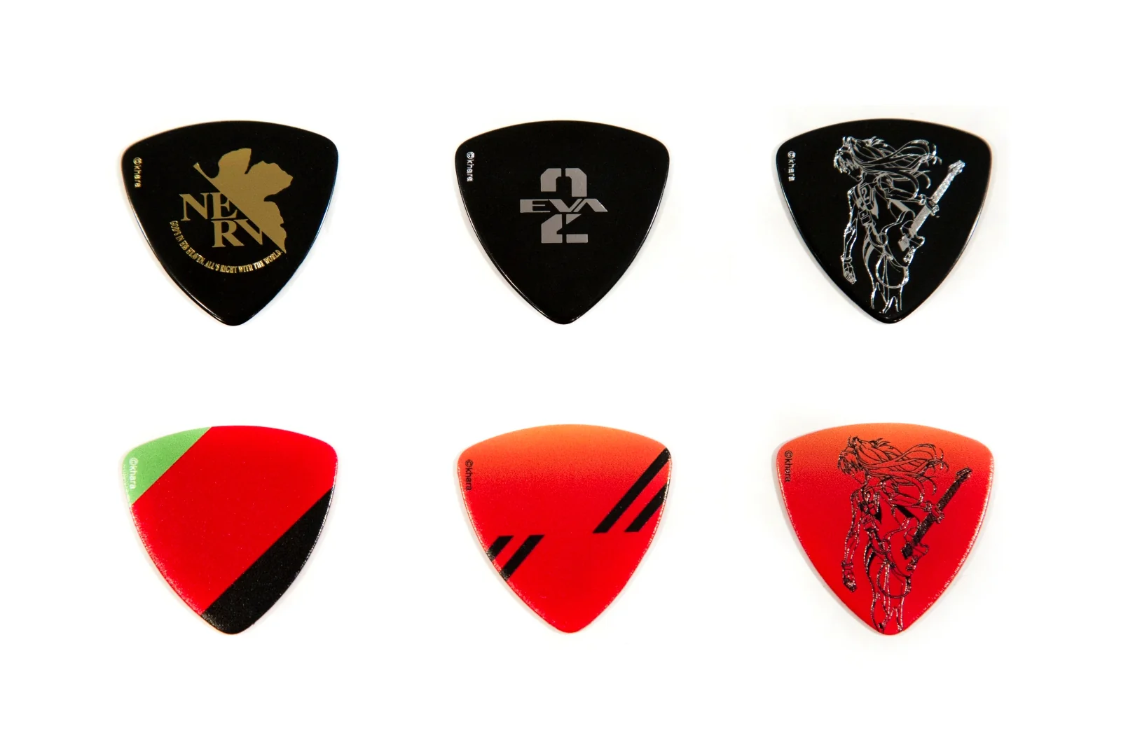Fender Evangelion Asuka Pick Set - Image 2