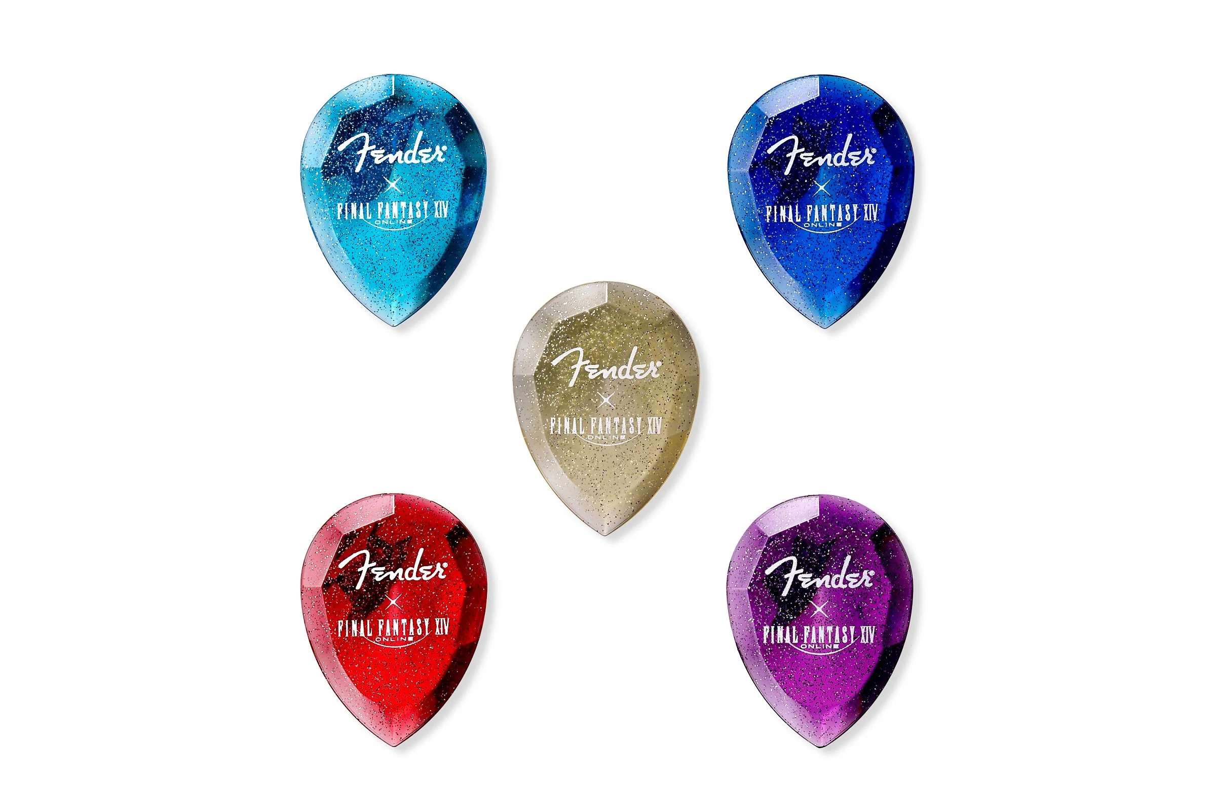 Fender Picks Final Fantasy XIV Crystal Shards