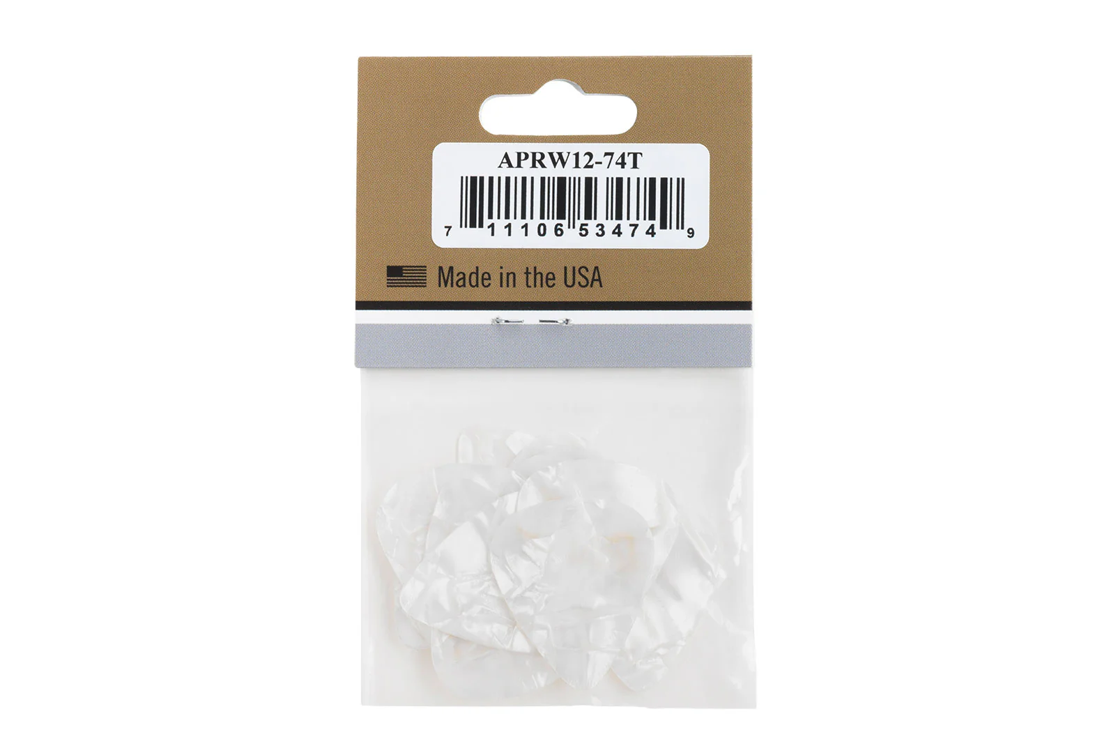 Gibson White Pearl Picks, 12 Pack (12 āļāļąāļ§) - Image 3
