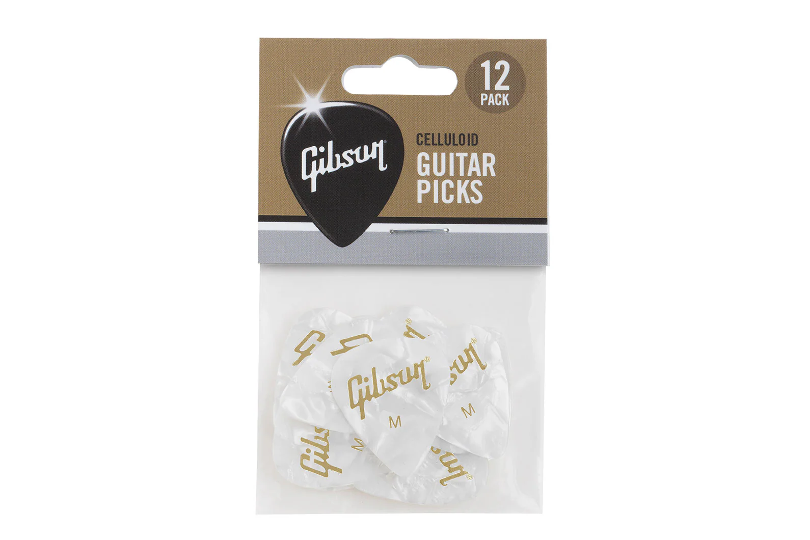 Gibson White Pearl Picks, 12 Pack (12 āļāļąāļ§) - Image 5
