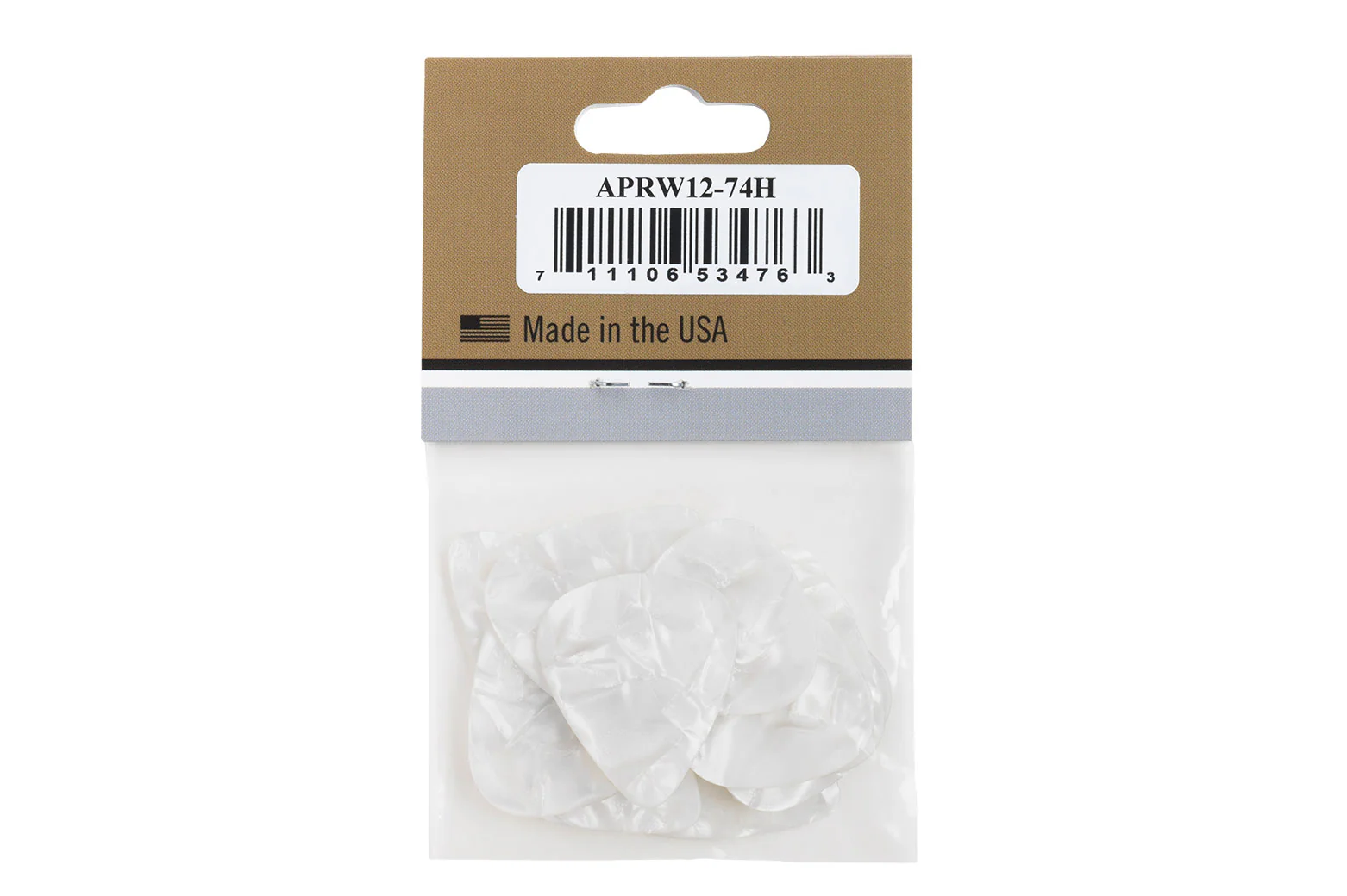 Gibson White Pearl Picks, 12 Pack (12 āļāļąāļ§) - Image 9