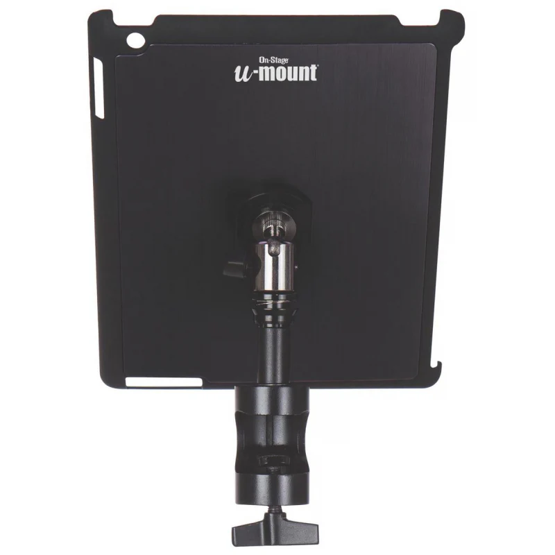 On Stage TCM9161B Ipad Anap On Cover w/Round Clamp Black - Image 5