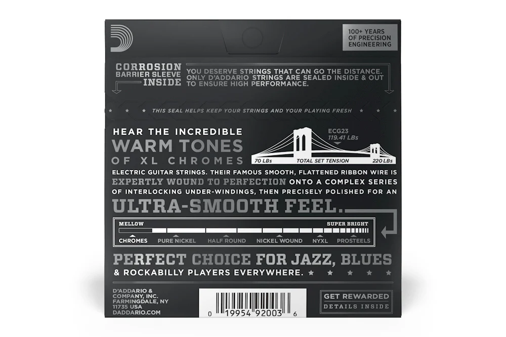 D'Addario ECG23 Extra Light Electric Guitar Strings, 10-48 - Image 3