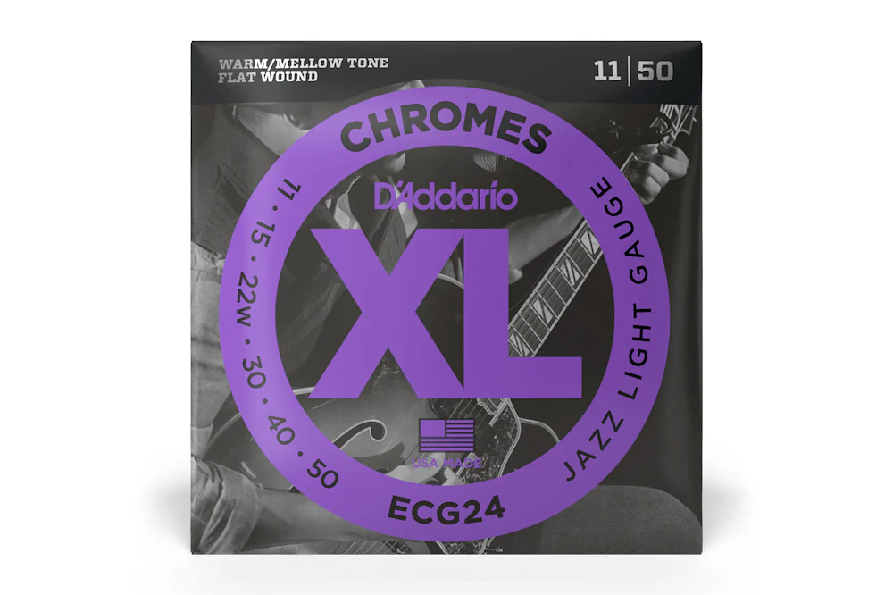D'Addario ECG24 Jazz Light Electric Guitar Strings, 11-50