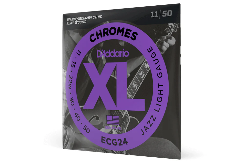 D'Addario ECG24 Jazz Light Electric Guitar Strings, 11-50 - Image 2