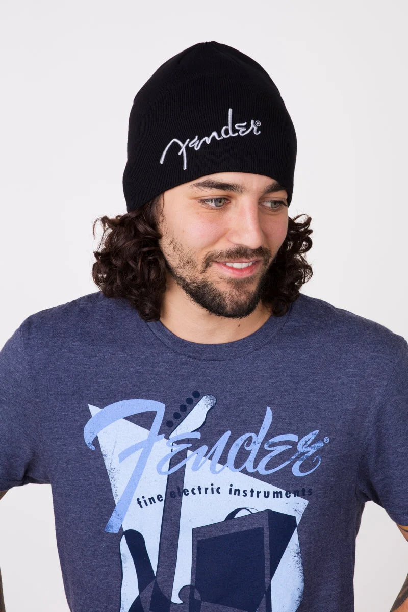 Fender Logo Beanie Black - Image 3