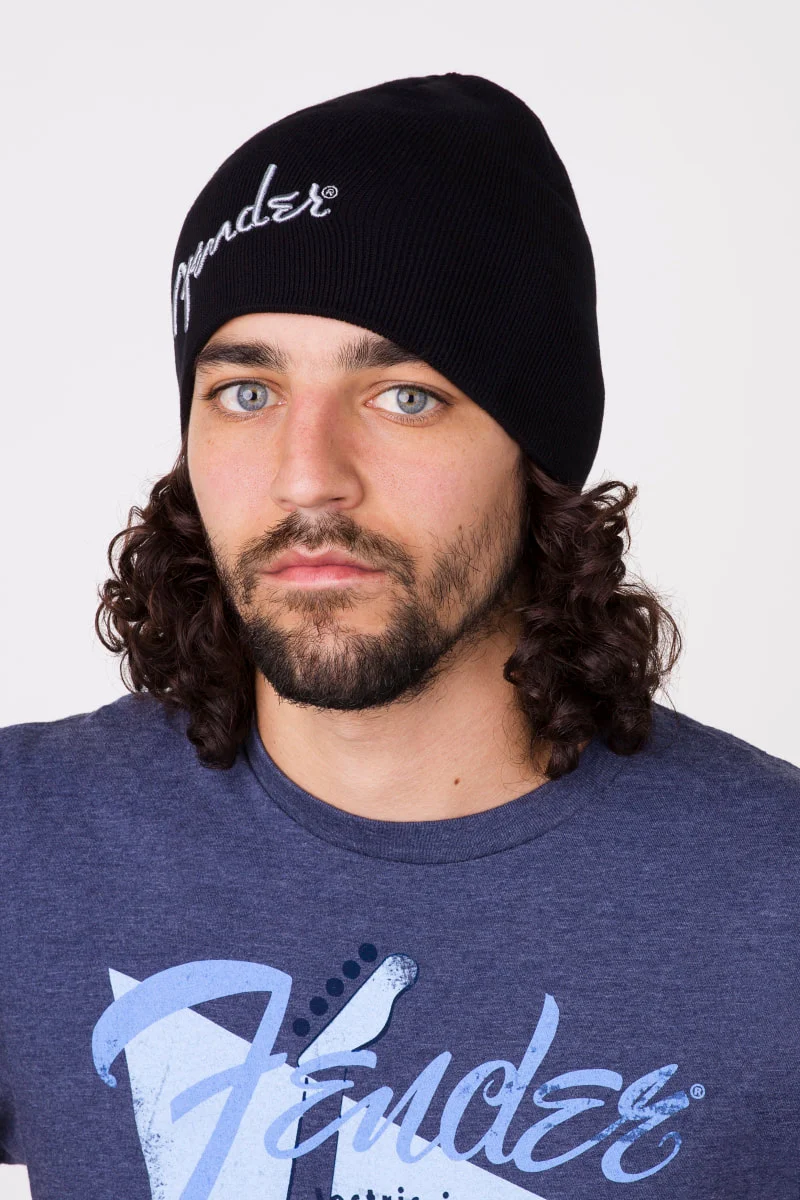 Fender Logo Beanie Black - Image 4