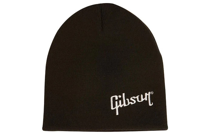 Gibson Beanie Black with White Logo