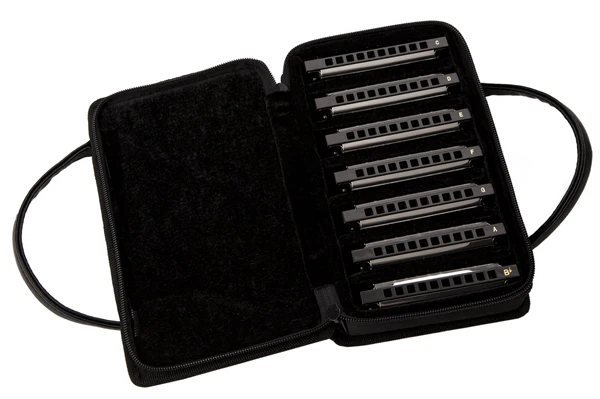 Fender Blues Deluxe Harmonicas 7-Packs with case - Image 2