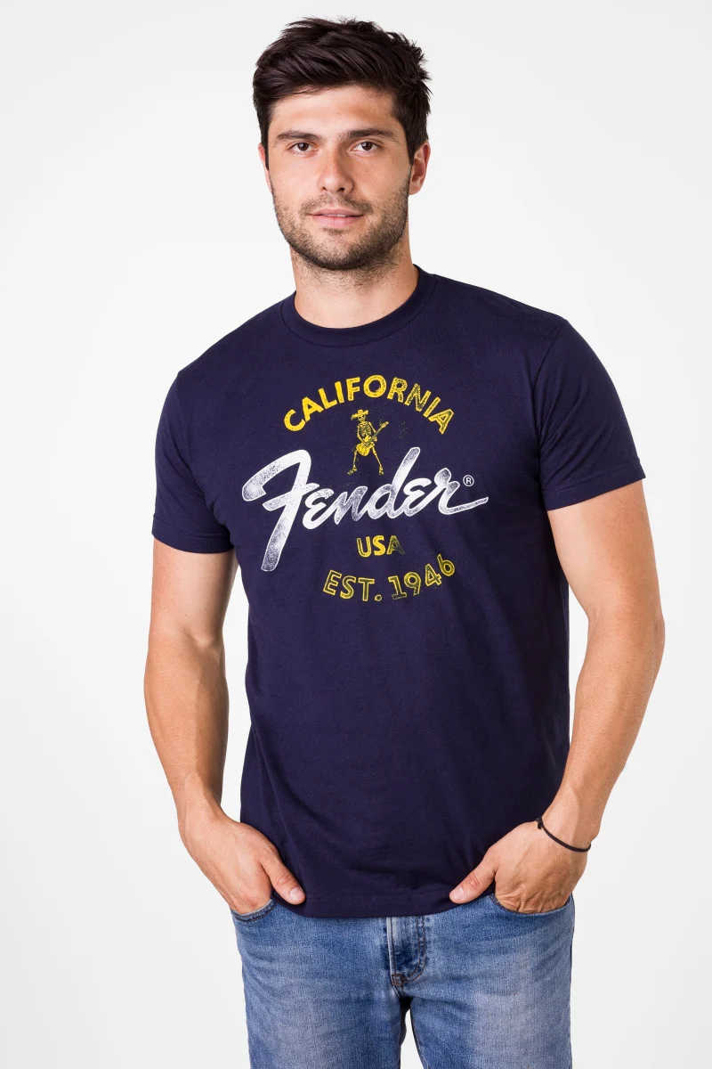 Fender Baja Blue T-Shirt - Image 3