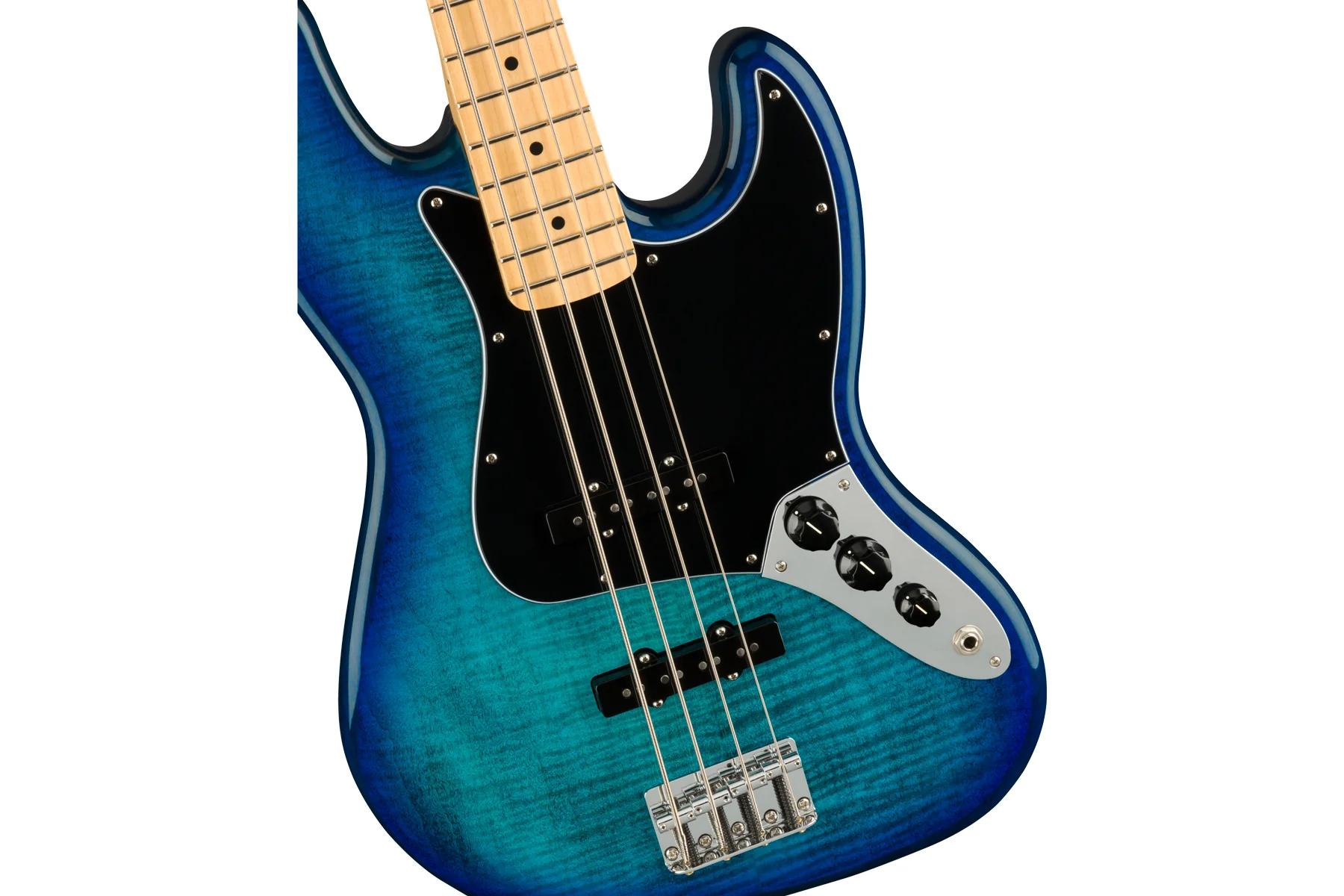 Fender Limited Edition Player Jazz Bass Plus Top Blue Burst - Image 3