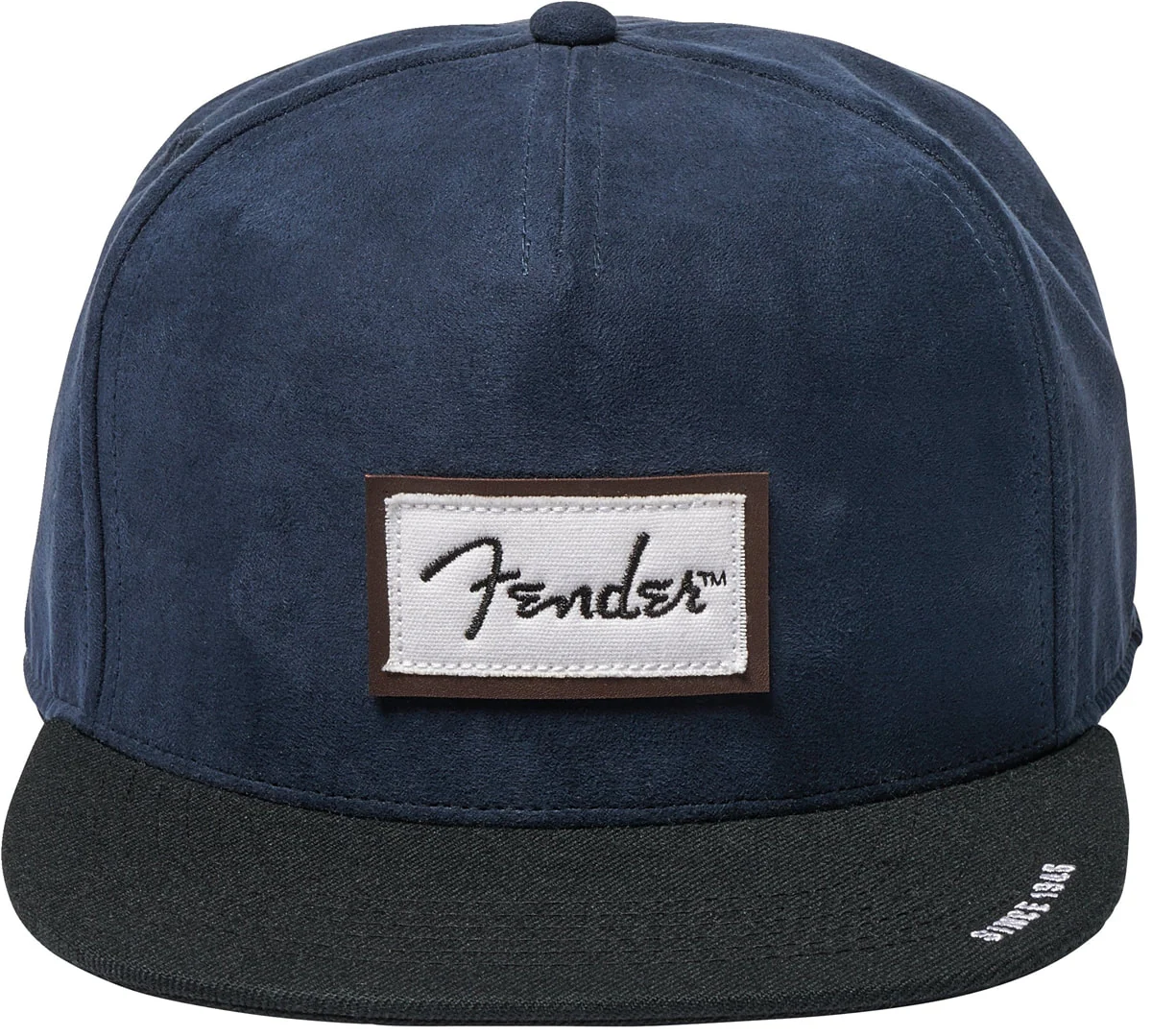 Fender Suede Patch Logo Snapback Hat - Image 3