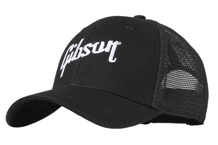 Gibson Black Trucker Snapback