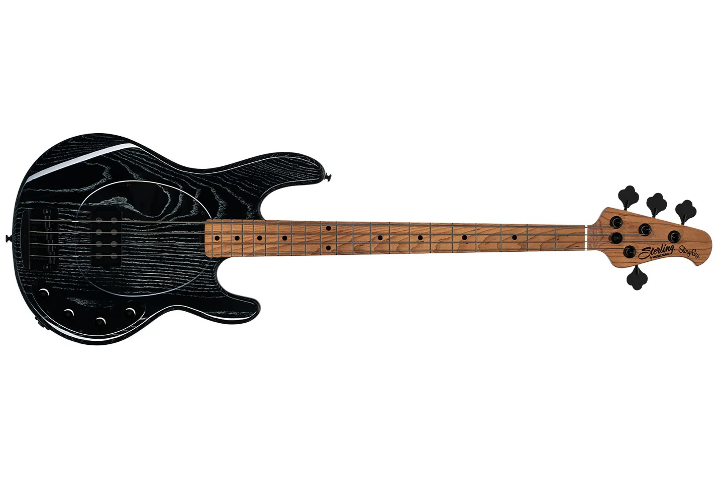 Sterling StingRay Ray34 Ash Black Bass