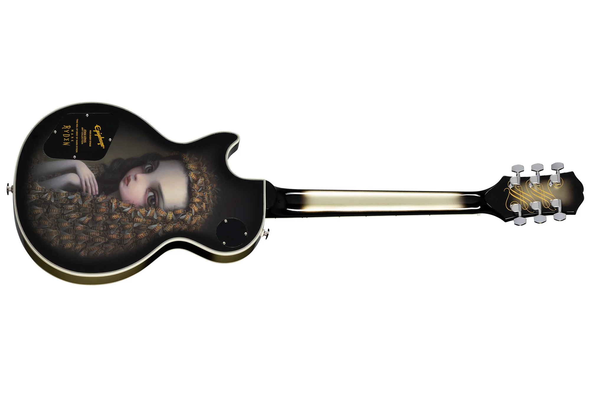 Epiphone Adam Jones Les Paul Custom Art Collection: Mark Rydenâs âThe Veil of Bees" - Image 3