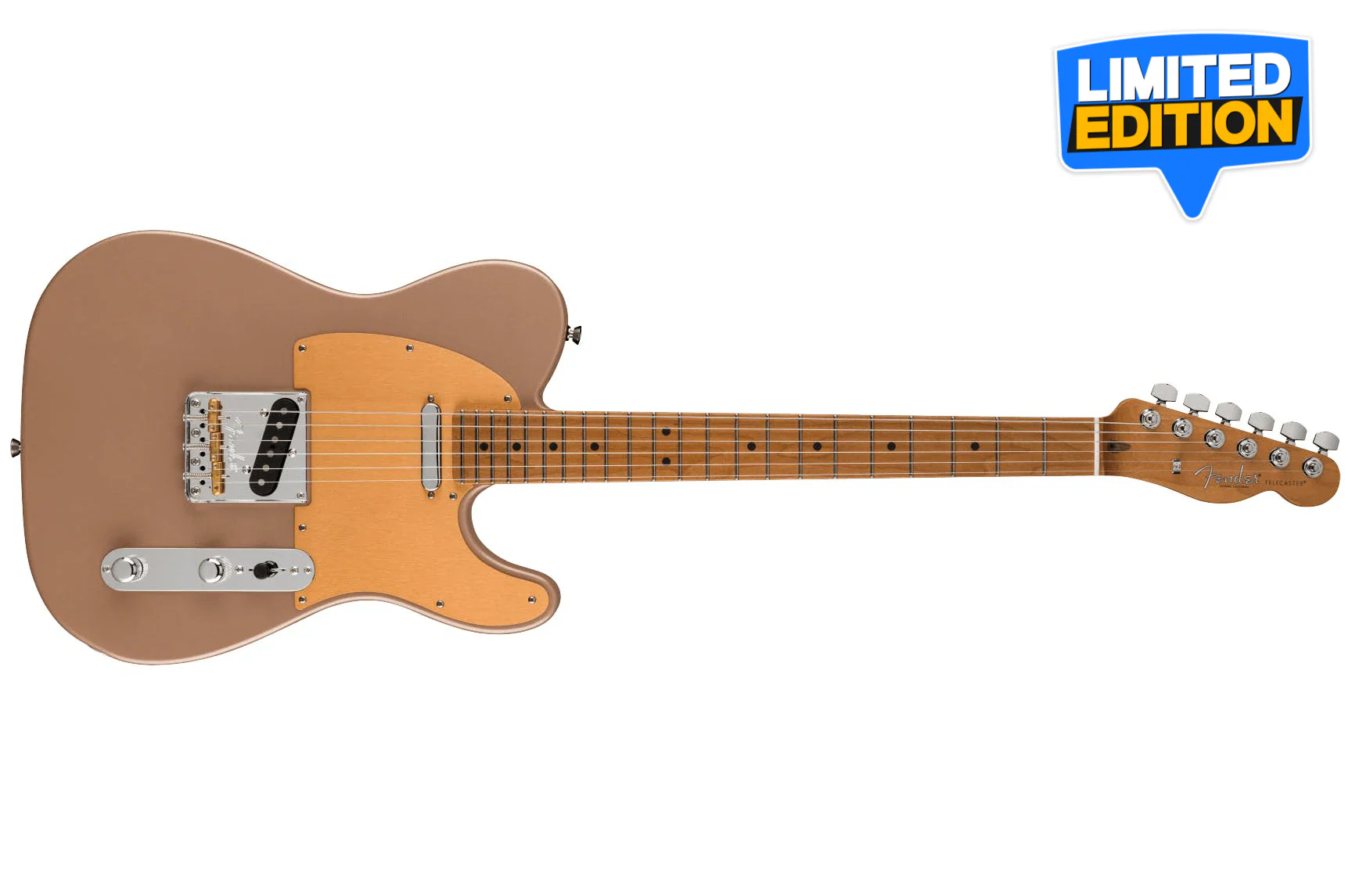 Fender American Professional II Telecaster Shoreline Gold w/ Roasted Maple Neck